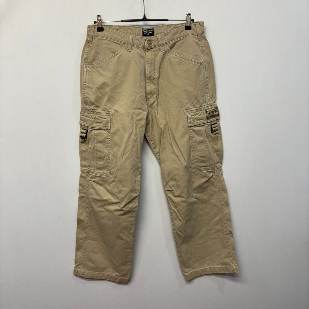 Vintage Polo Jeans Ralph Lauren Men Cargo Pants Size 32x30 90s Y2K C024 -27